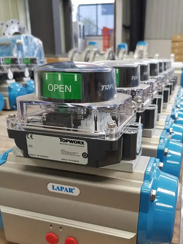 Pneumatic Actuator with Topworx Valve Position Monitor