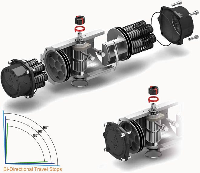 pneumatic actuator ga drawing